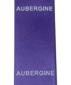 Alternative view of Satin Ribbon - Aubergine