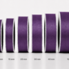 Aubergine Plain Satin Ribbon