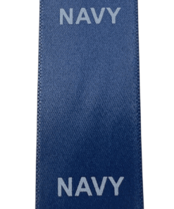Alternative view of Satin Ribbon - Navy